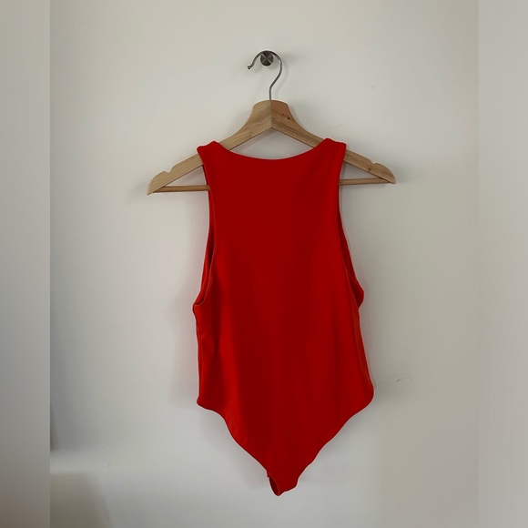Women’s Zara Red Bodysuit Size Large - Picture 4 of 5